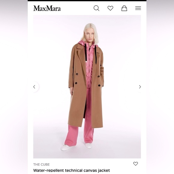 MaxMara Jackets & Blazers - 💓MaxMara Camel-wool Water Repellent Jacket - THE CUBE 💓 Size 0